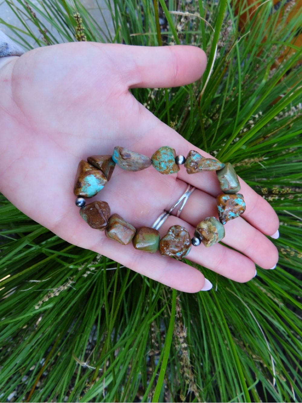 Turquoise Rock Bracelet